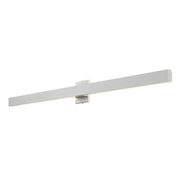 Vara 49.5" Modern Minimalist Indoor/Outdoor Metal 350-Degree Rotate Dimmable Integrated Linear LED Wall Sconce - JONATHAN Y